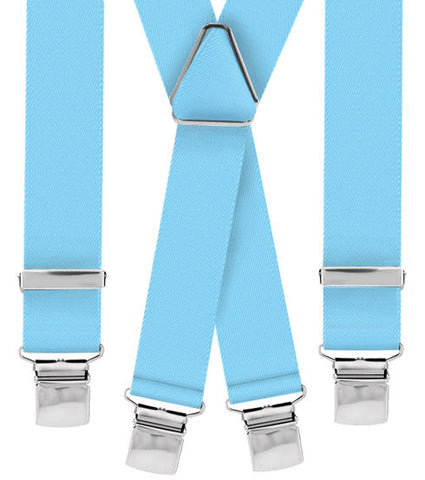 Bretella larga azzurra