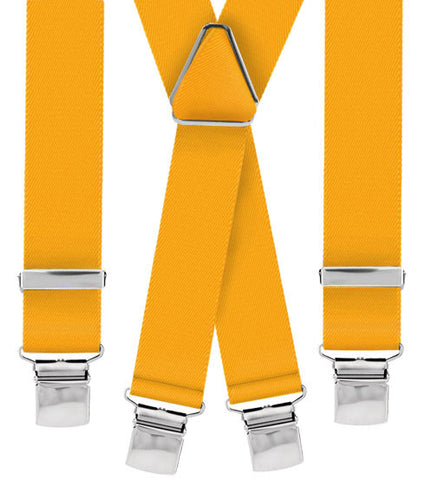 Bretella larga giallo oro
