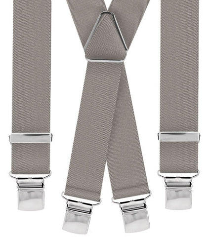 Bretella larga grigio chiaro
