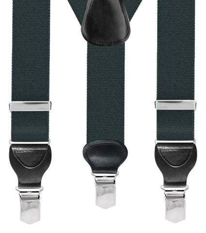 Bretella Inserti Pelle Grigio Scuro