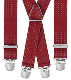Bretella pattern pois rossa
