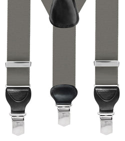 Bretella Inserti Pelle Grigio Medio