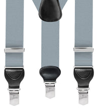 Bretella Inserti Pelle Grigio Perla
