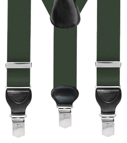 Bretella Inserti Pelle Verde Scuro